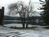 View of the Lake from the House in the Winter